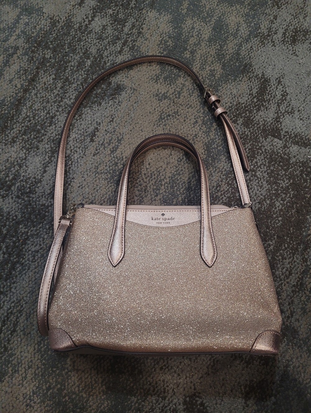 🌟Rose Gold Glitter Kate Spade Crossbody